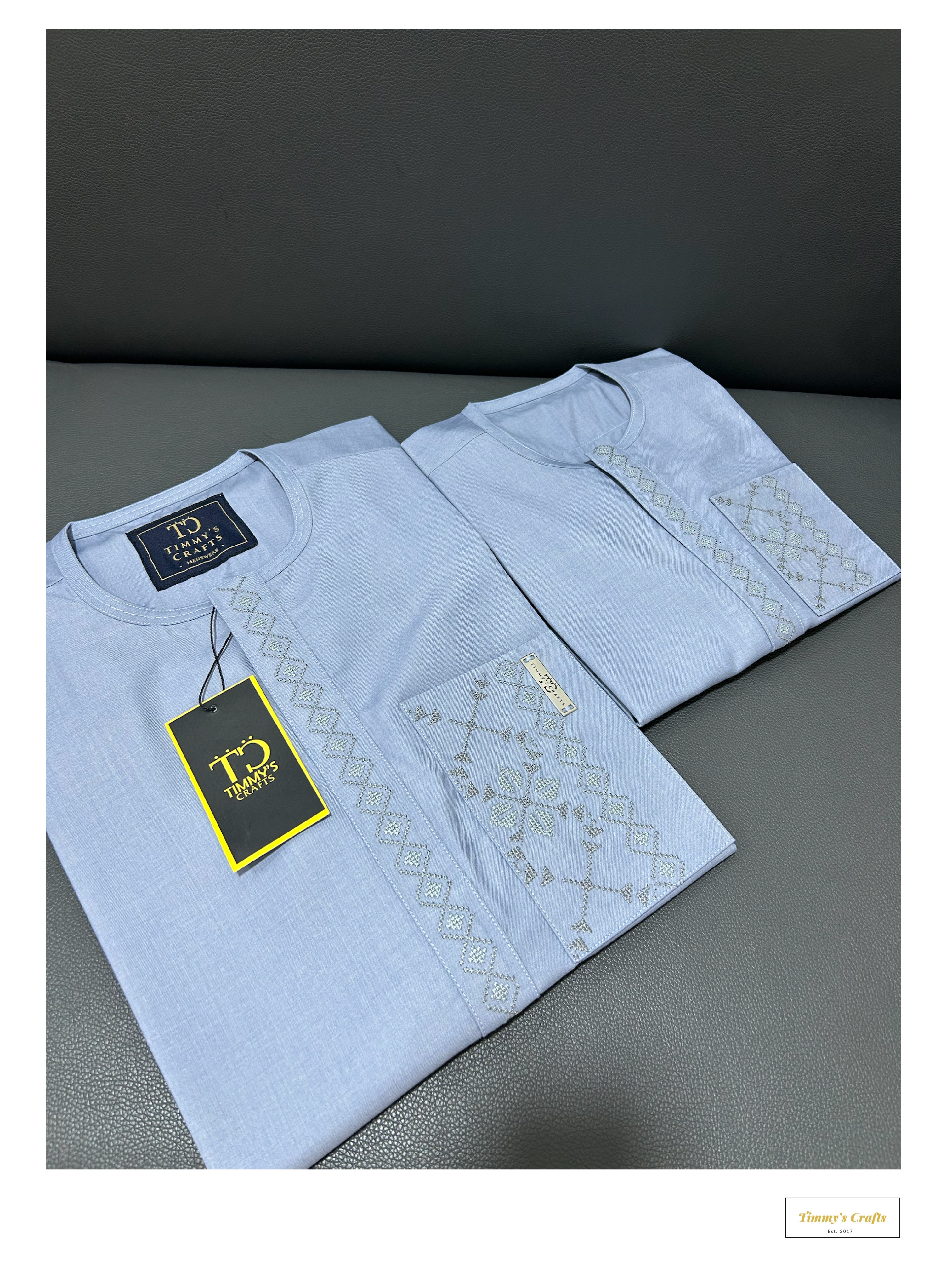 Finished bespoke garment